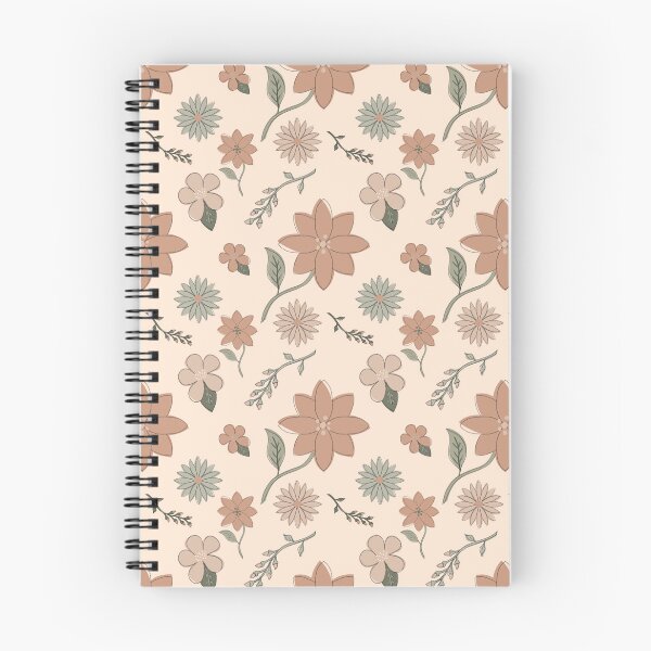 Aperçu de l'œuvre Motif floral pêche créée et vendue par DrawingWithT.