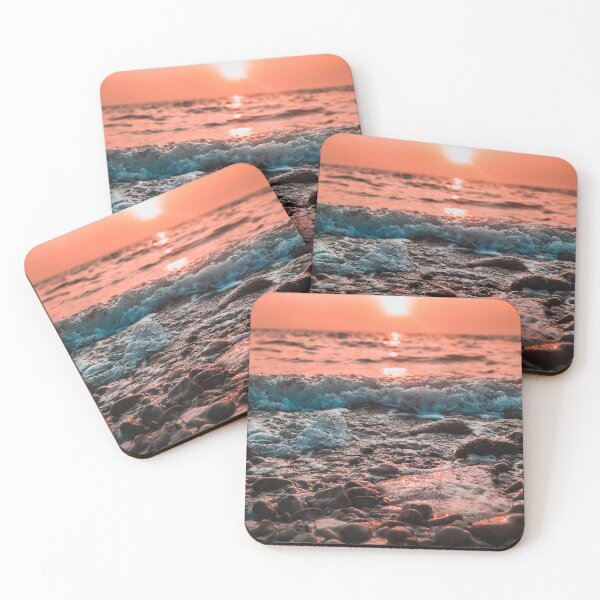 Item preview, Beautiful Sunrise Over Beach, the Sea Beach designed and sold by NanoGraphics.