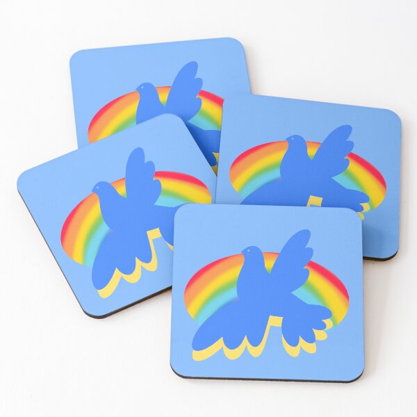 Item preview, Copy of Dove of Peace Colorful Rainbow designed and sold by vibeno1.