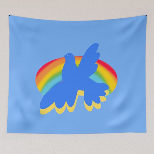 Item preview, Copy of Dove of Peace Colorful Rainbow designed and sold by vibeno1.