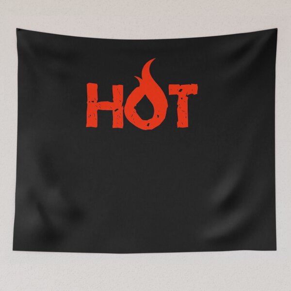 Item preview, Vintage Hot With Flames Retro designed and sold by TastySpace.