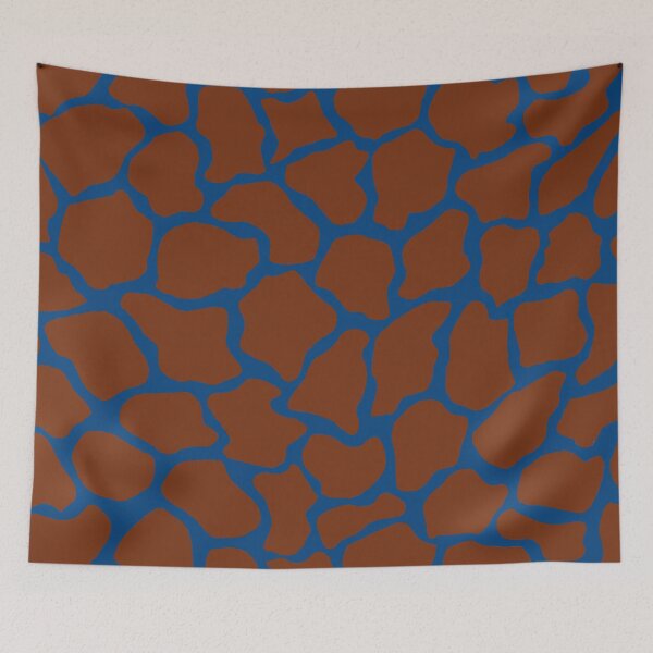 Item preview, Dark Cerulean in Giraffe Pattern  designed and sold by DayColors.