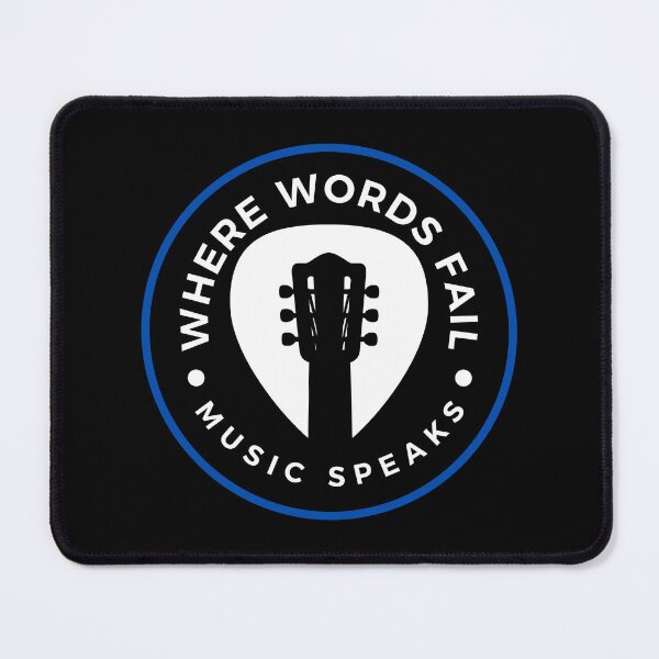 Item preview, Where Words Fail Music Speaks designed and sold by Creatoe.