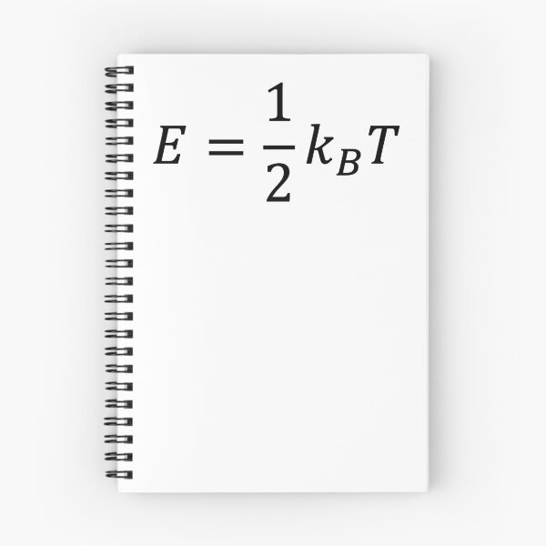 Item preview, equipartition theorem, energy of particles in statistical physics designed and sold by NoetherSym.