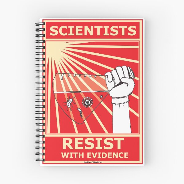 Item preview, Scientists Resist Flask designed and sold by redpenblackpen.