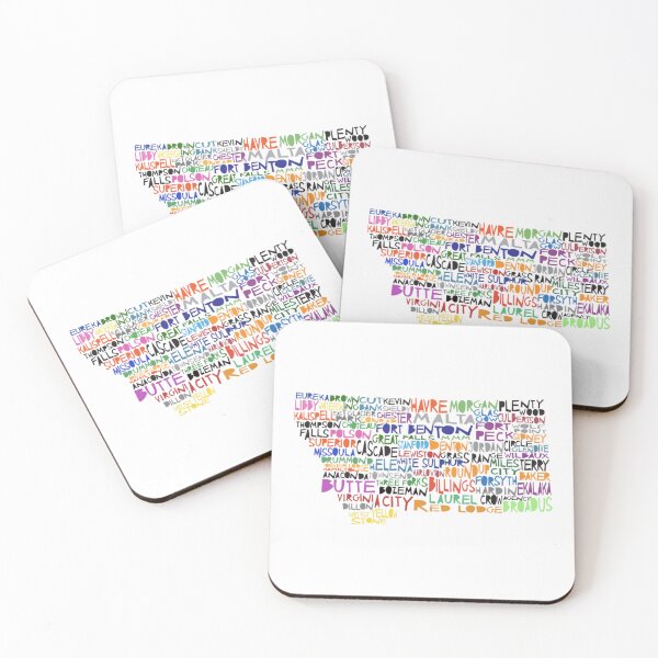 Artikelvorschau, Montana bunte Typografie entworfen und verkauft von molly mattin.