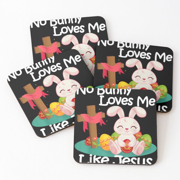 Item preview, No Bunny Loves Me Like Jesus Quotes Cute Easter Sunday Women designed and sold by DKshowmaker.