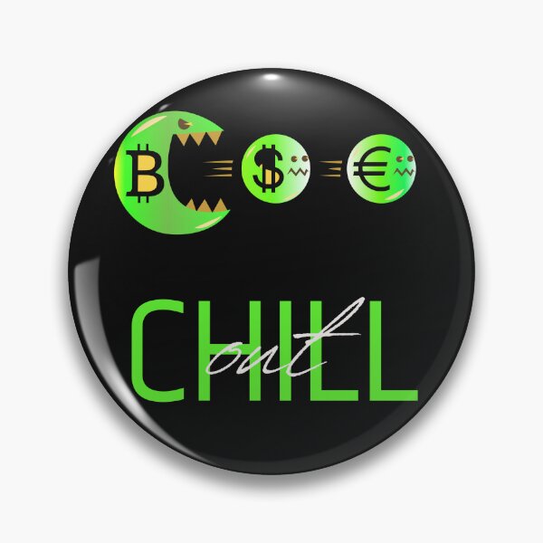 Item preview, Chill out Bitcoin gamer - Crypto Billionaire  designed and sold by BearMrktGenius.