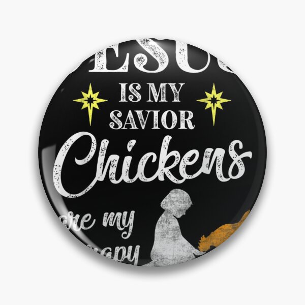 Item preview, Jesus Is My Savior Chickens Are My Therapy Easter Day designed and sold by DKshowmaker.
