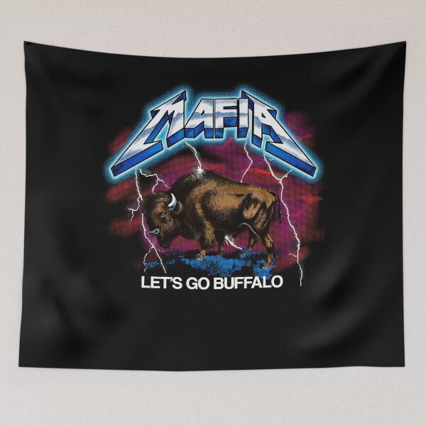Item preview, MAFIA - retro rock and roll lightning let's go BFLO fan Sweatshirt designed and sold by gilbarcost.