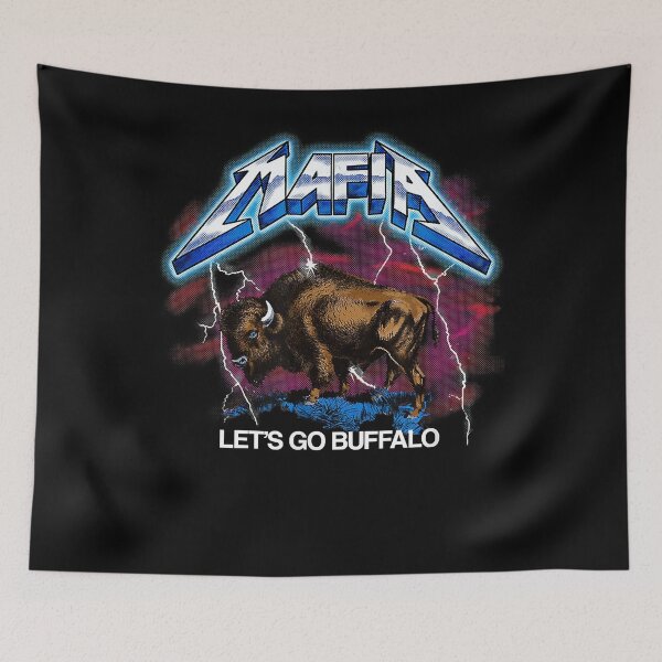 Item preview, MAFIA - retro rock and roll lightning let's go BFLO fan T-Shirt designed and sold by gilbarcost.