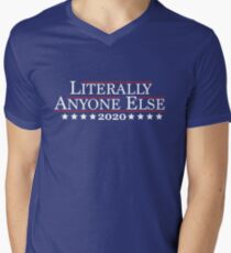 2020 - Literally Anyone Else Men's V-Neck T-Shirt