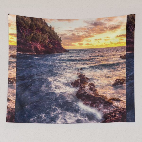 Item preview, Beautiful Sunrise Over Beach, the Sea Beach designed and sold by NanoGraphics.