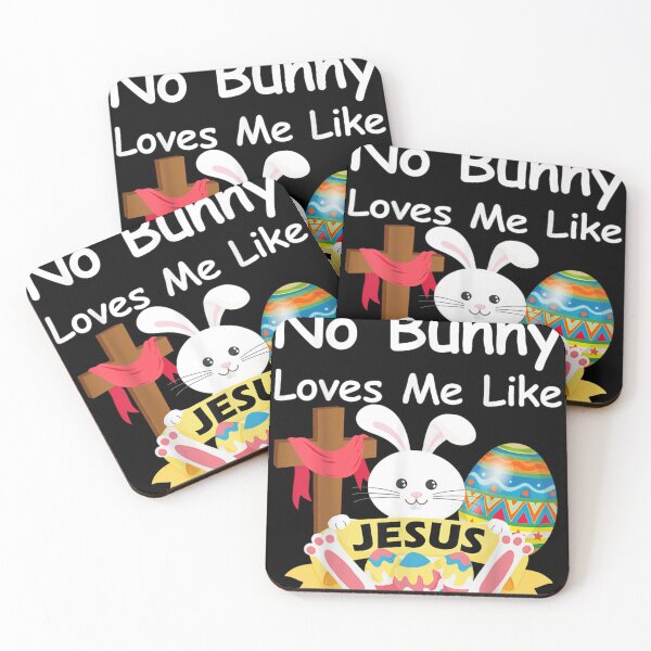 Item preview, Happy Easter No Bunny Loves Me Like Jesus Men Women Kid Cute designed and sold by DKshowmaker.