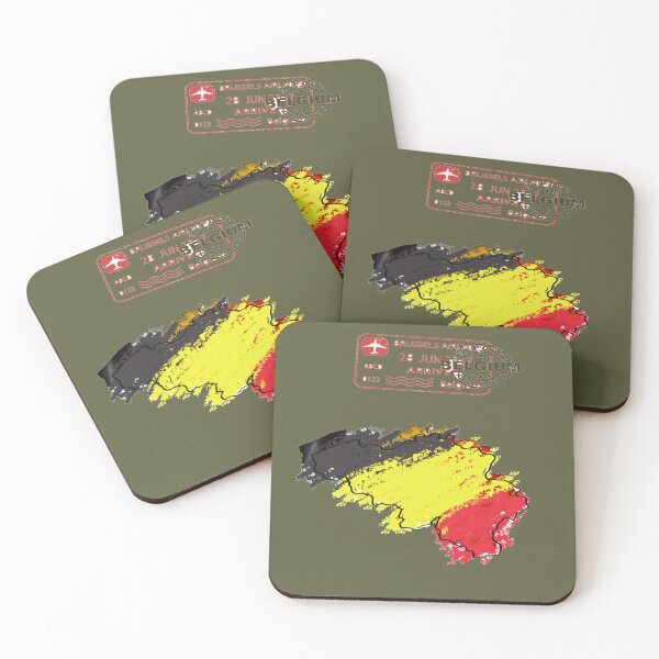 Item preview, Belgium Flag  designed and sold by FunZoo.