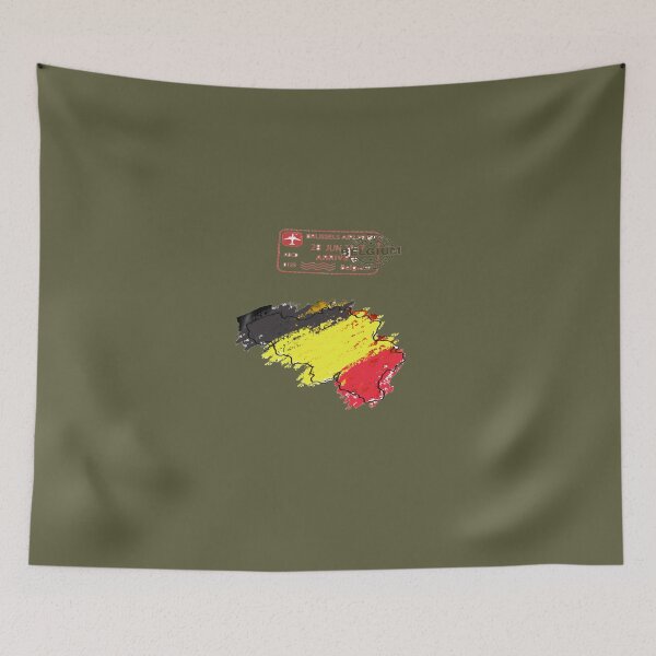 Item preview, Belgium Flag  designed and sold by FunZoo.
