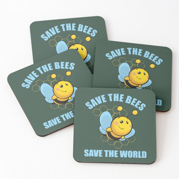 Item preview, SAVE THE BEES SAVE THE WORLD POLLINATORS EARTH DAY designed and sold by OverbeeDesigns.