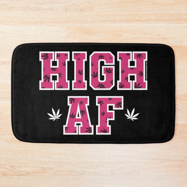 Item preview, High af pot leaf pattern hot pink designed and sold by YomeHayin.