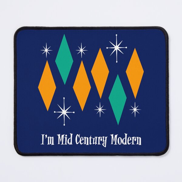 Item preview, I'm Mid Century Modern Pattern Diamonds Stars designed and sold by Itaya Art.