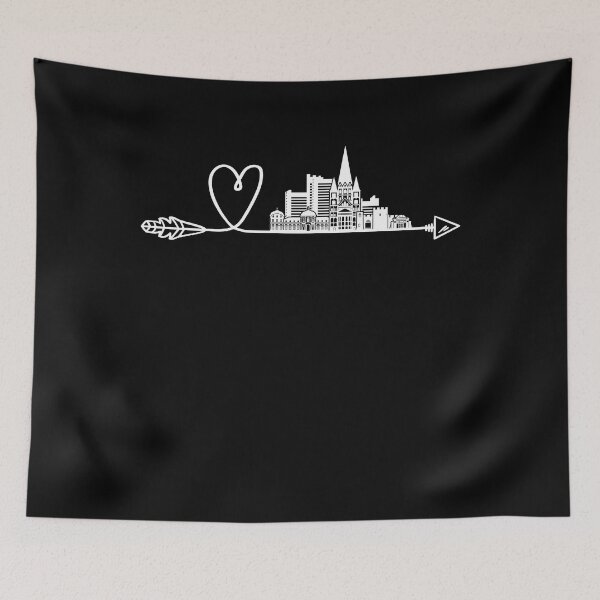 Item preview, Bonn Heart Arrow Skyline City Panorama designed and sold by 1681830934131.