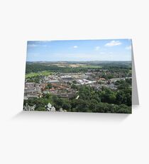 View from Durham Catherdral Greeting Card