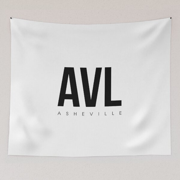 Item preview, AVL - Asheville Airport Code designed and sold by CartoCreative.