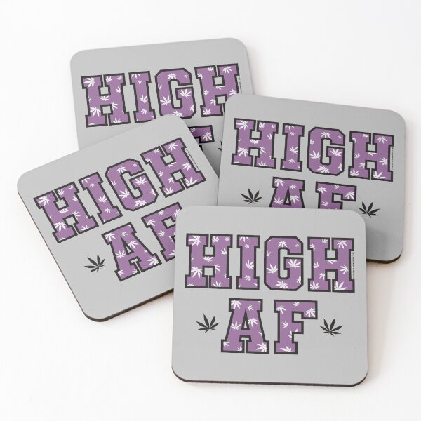 Item preview, High af pot leaf pattern purple  designed and sold by YomeHayin.