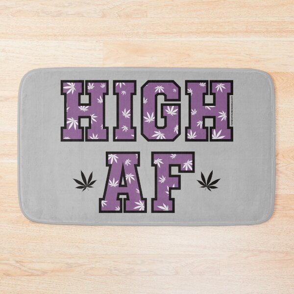Item preview, High af pot leaf pattern purple  designed and sold by YomeHayin.