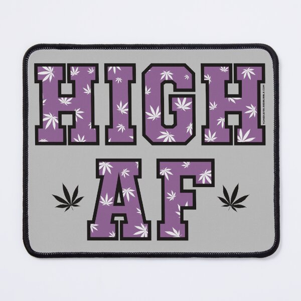 Item preview, High af pot leaf pattern purple  designed and sold by YomeHayin.