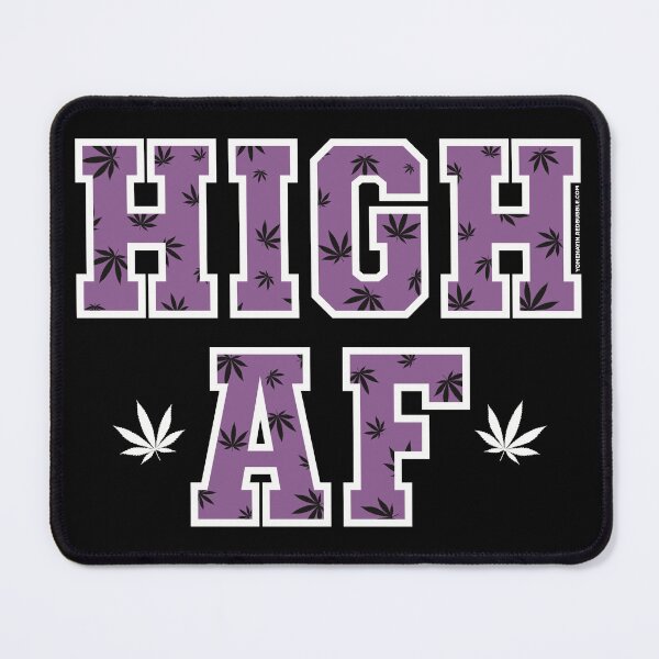 Item preview, High af pot leaf pattern purple  designed and sold by YomeHayin.