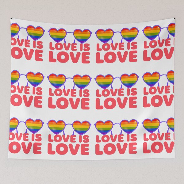 Item preview, Love Is Love Pride Month Gender Equality designed and sold by StickerbashCo.