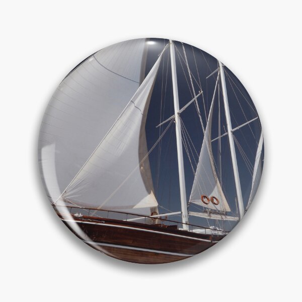 Item preview, wooden sailboat sailing designed and sold by laikaincosmos.