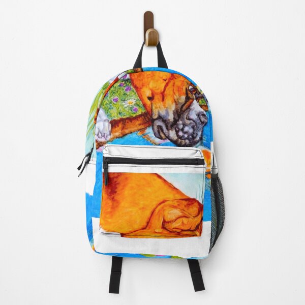 Item preview, Boxer Dog Koi Kiss Illustration designed and sold by Allison Tarell.