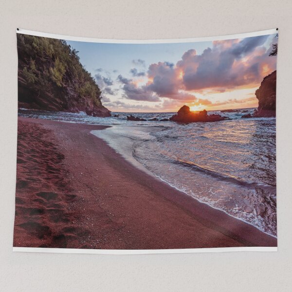 Item preview, Beautiful Sunrise Over Beach, the Sea Beach designed and sold by NanoGraphics.