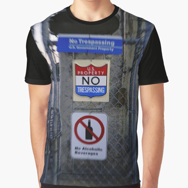 No Trespassing Graphic T-Shirt