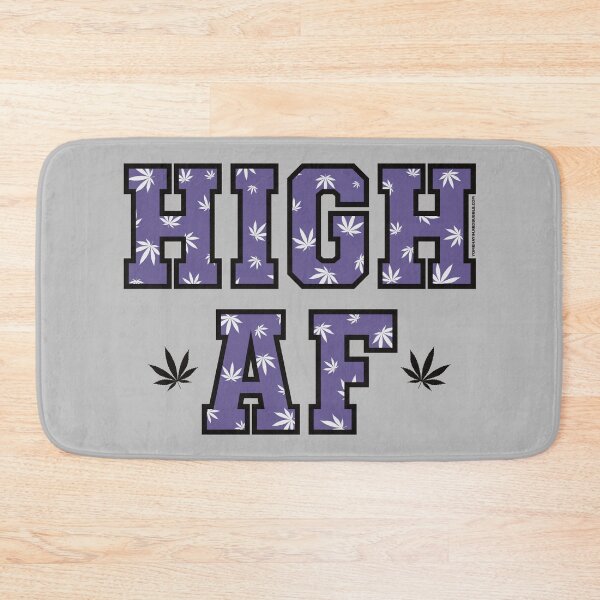 Item preview, High af pot leaf pattern dark purple  designed and sold by YomeHayin.