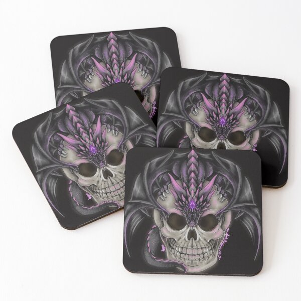 Item preview, Amethyst skull guardian designed and sold by AprilsOriginals.