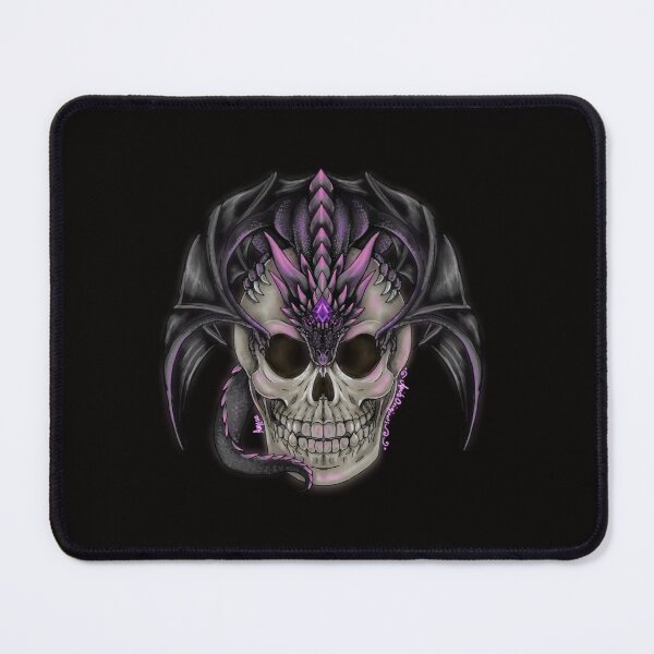 Item preview, Amethyst skull guardian designed and sold by AprilsOriginals.
