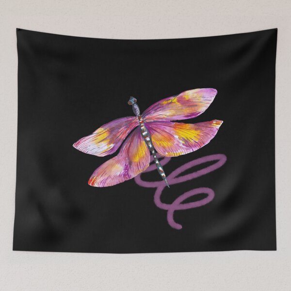 Item preview, Watercolor Dragonfly designed and sold by HappyLifeCreate.
