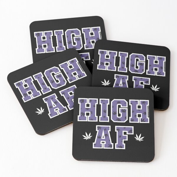 Item preview, High af pot leaf pattern dark purple  designed and sold by YomeHayin.
