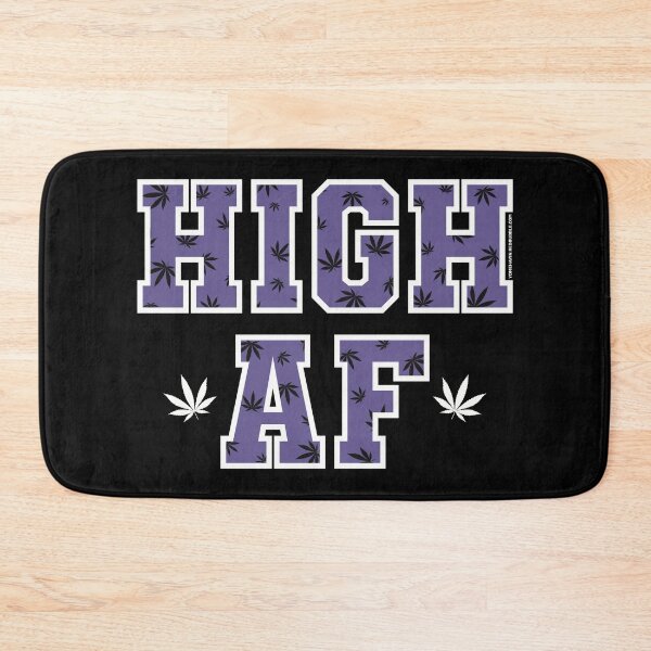 Item preview, High af pot leaf pattern dark purple  designed and sold by YomeHayin.