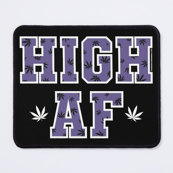 Item preview, High af pot leaf pattern dark purple  designed and sold by YomeHayin.
