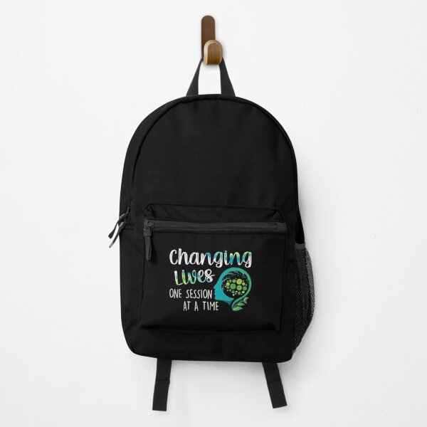 Item preview, Changing Lives One Session At A Time Therapist Saying designed and sold by Dressed For Duty.