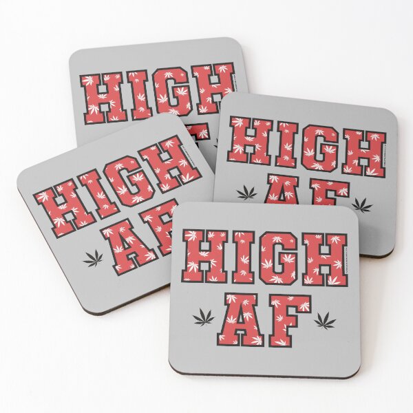 Item preview, High af pot leaf pattern red designed and sold by YomeHayin.