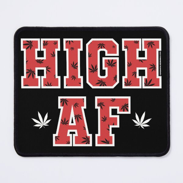 Item preview, High af pot leaf pattern red designed and sold by YomeHayin.