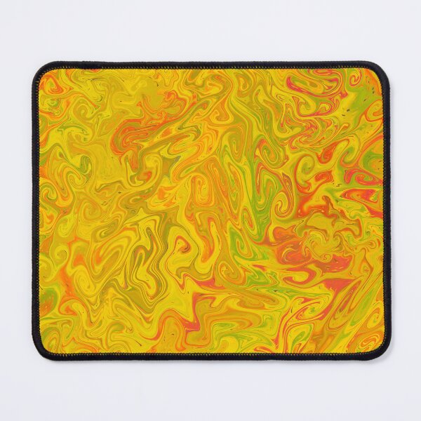 Item preview, Psychedelic Marbling - Yellow - designed and sold by Xernition.