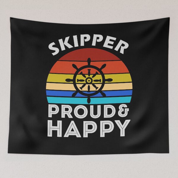 Item preview, Skipper - proud and happy designed and sold by VitoTDesign.