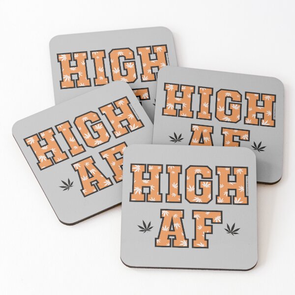 Item preview, High af pot leaf pattern orange  designed and sold by YomeHayin.