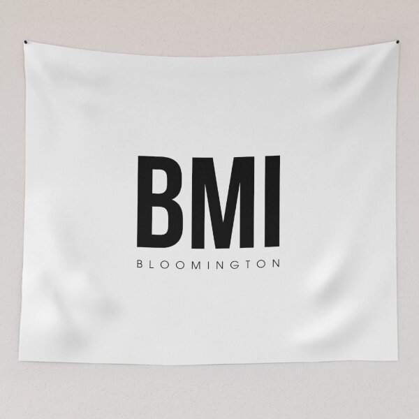 Item preview, BMI - Bloomington Airport Code designed and sold by CartoCreative.