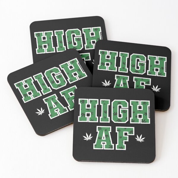 Item preview, High af pot leaf pattern dark green  designed and sold by YomeHayin.